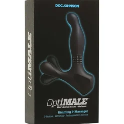 Doc Johnson - OptiMALE P-Masseur avec Rimming - Noir