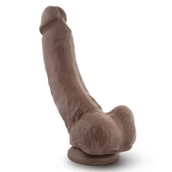 Dr. Skin - Godemiché avec ventouse Mr. Mayor 9" - Chocolat