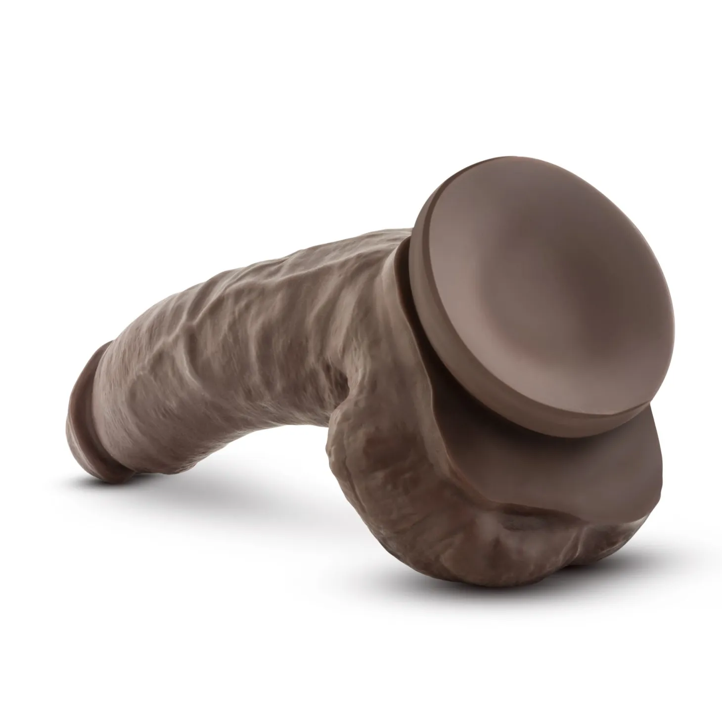 Dr. Skin - Godemiché avec ventouse Mr. Mayor 9" - Chocolat