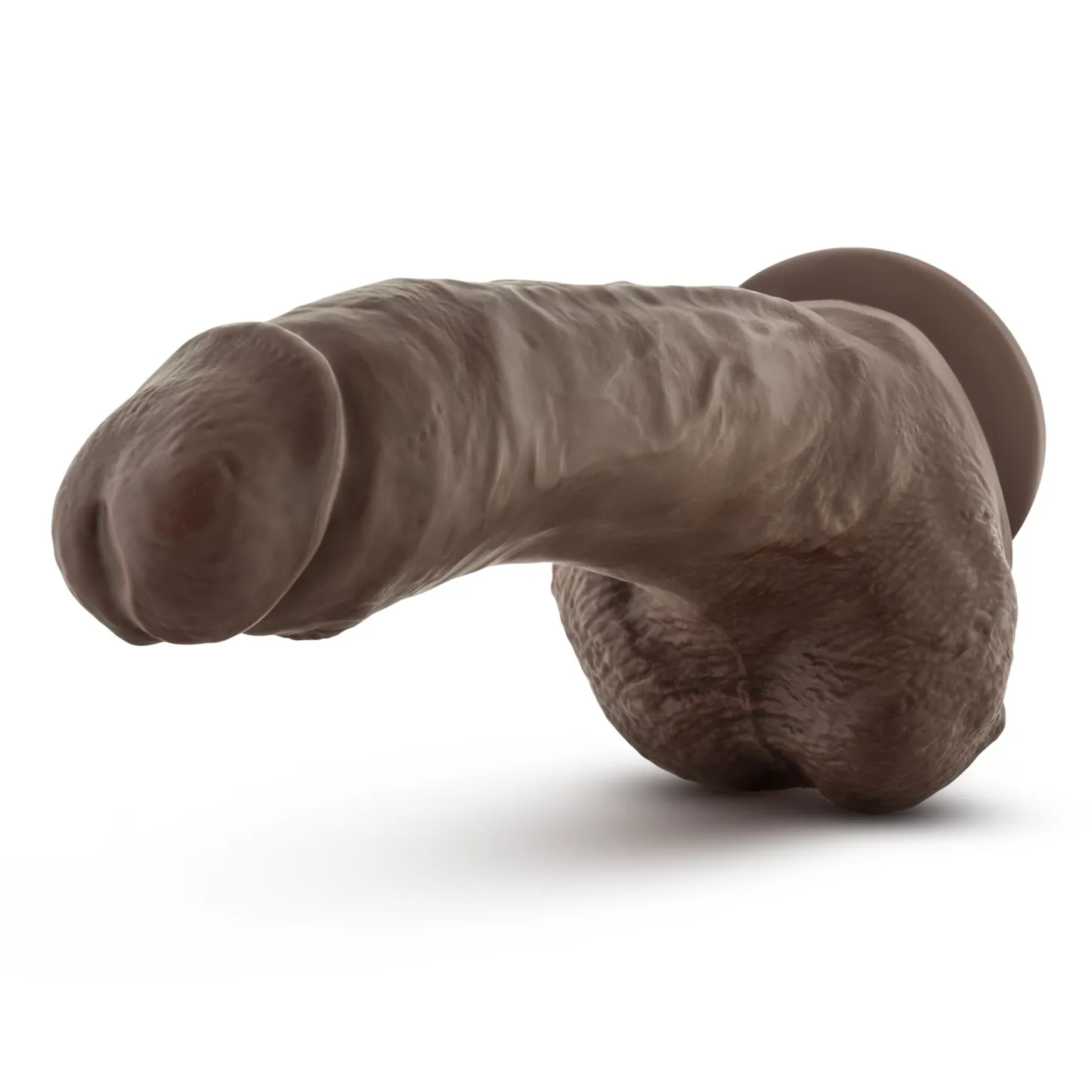 Dr. Skin - Godemiché avec ventouse Mr. Mayor 9" - Chocolat