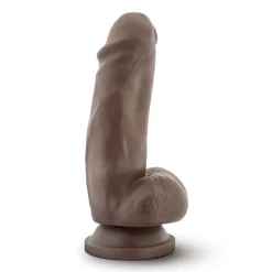 Dr. Skin - Godemiché avec ventouse Mr. Smith 17,78 cm - Chocolat