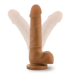 Dr. Skin - Godemiché réaliste avec ventouse 19,69 cm - Café