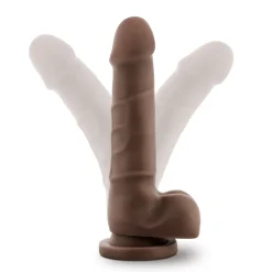 Dr. Skin - Godemiché réaliste avec ventouse 19,69 cm - Chocolat