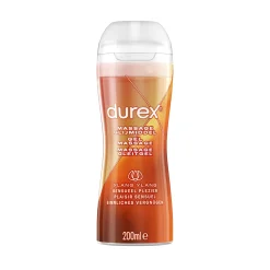 Durex - Gel 2-en-1 Massage et Lubrifiant Ylang Ylang - 200 ml