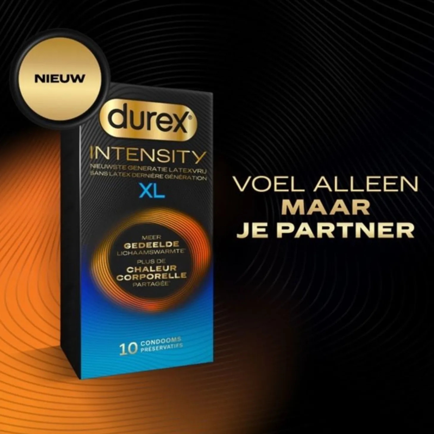 Durex - Intensity XL Préservatifs - 10 Pièces