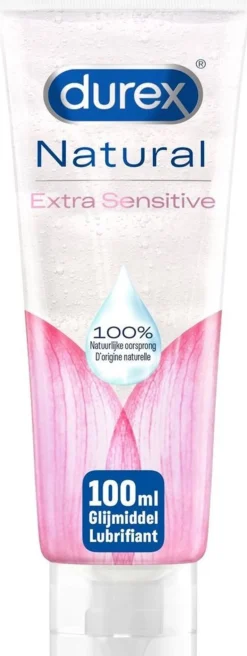 Durex - Lubrifiant naturel à base d'eau - 100 ml