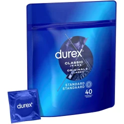 Durex - Préservatifs Classiques Naturels - 40 pièces