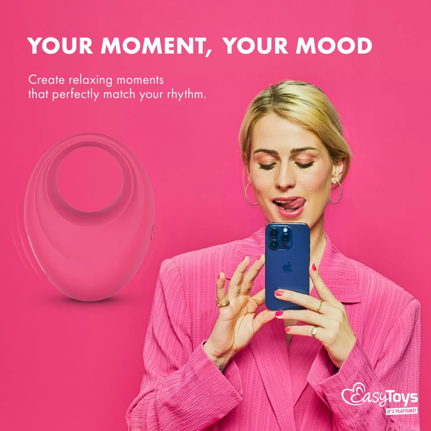 EasyConnect - Cockring vibrant Leo contrôlé par application