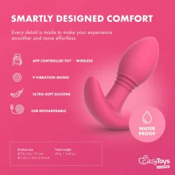 EasyConnect - Plug anal vibrant Axel contrôlé par application