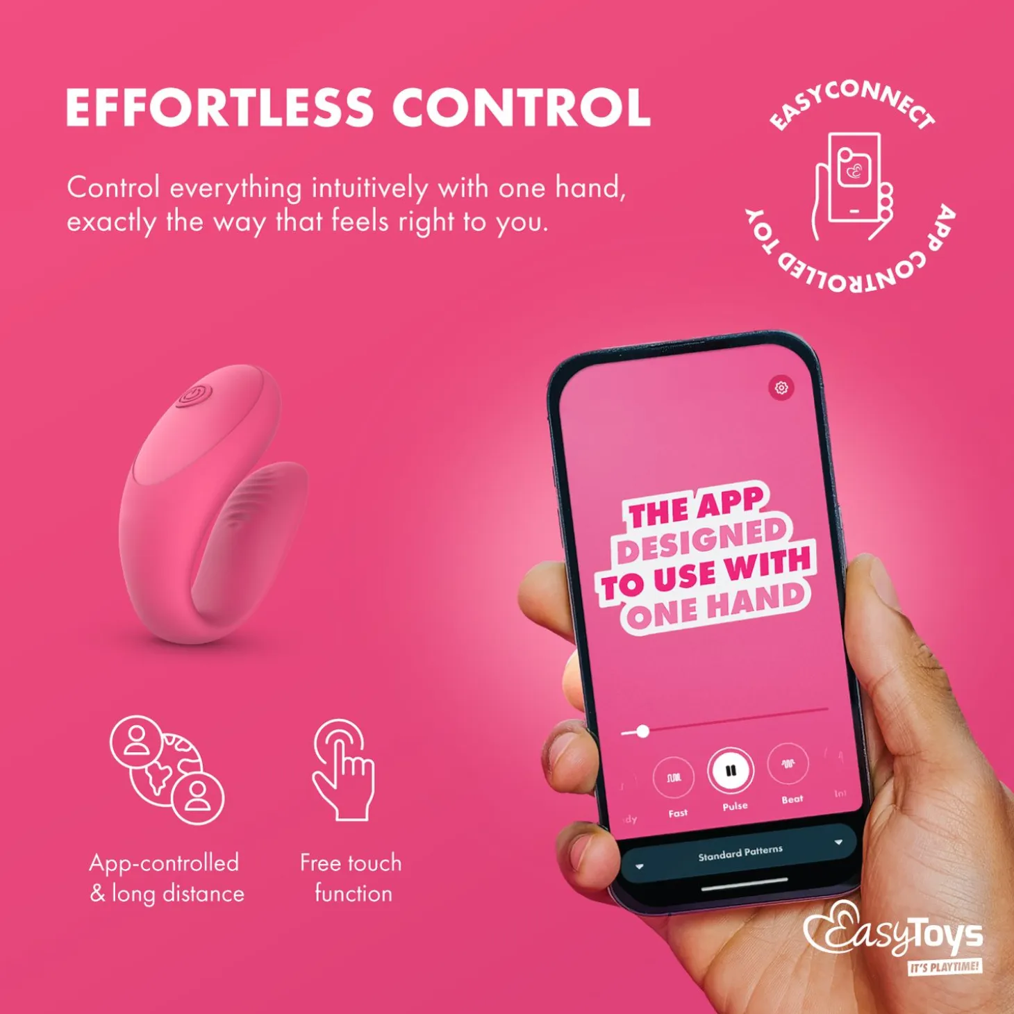 EasyConnect - Vibromasseur pour couples Orio contrôlé par application