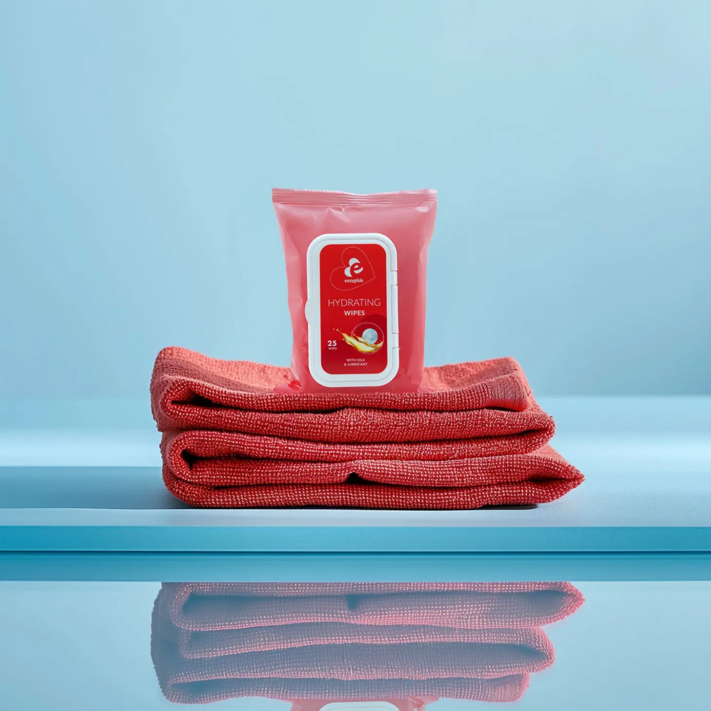 EasyGlide - Lingettes hydratantes avec lubrifiant - 25 lingettes