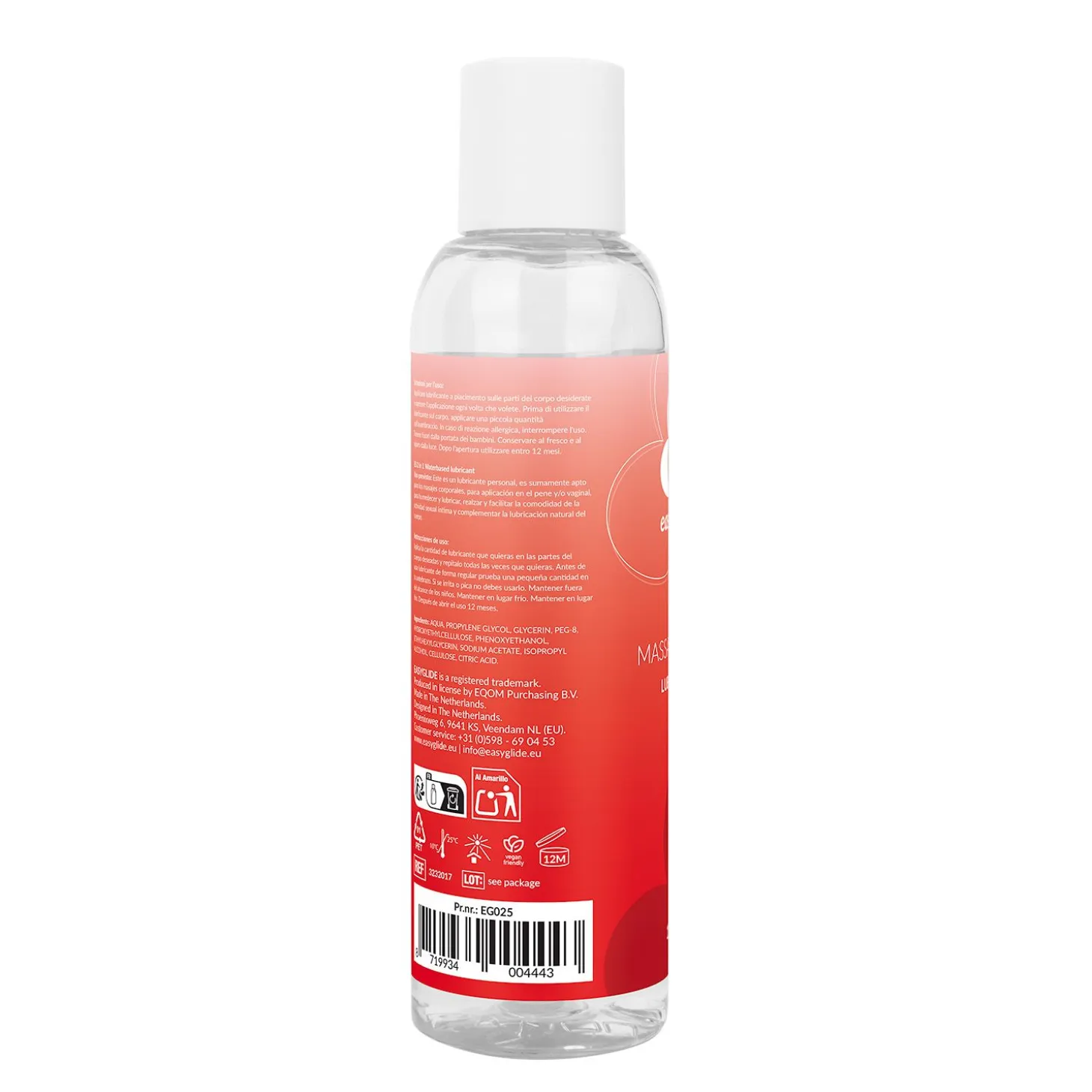 EasyGlide - Lubrifiant et massage 2 en 1 à base d'eau - 150 ml