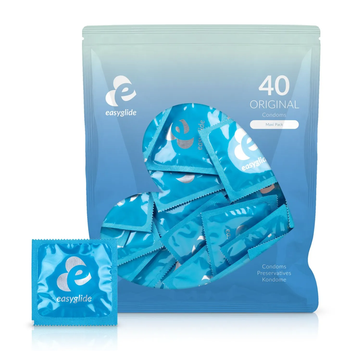 EasyGlide - Préservatifs standards et lisses - 40 pièces