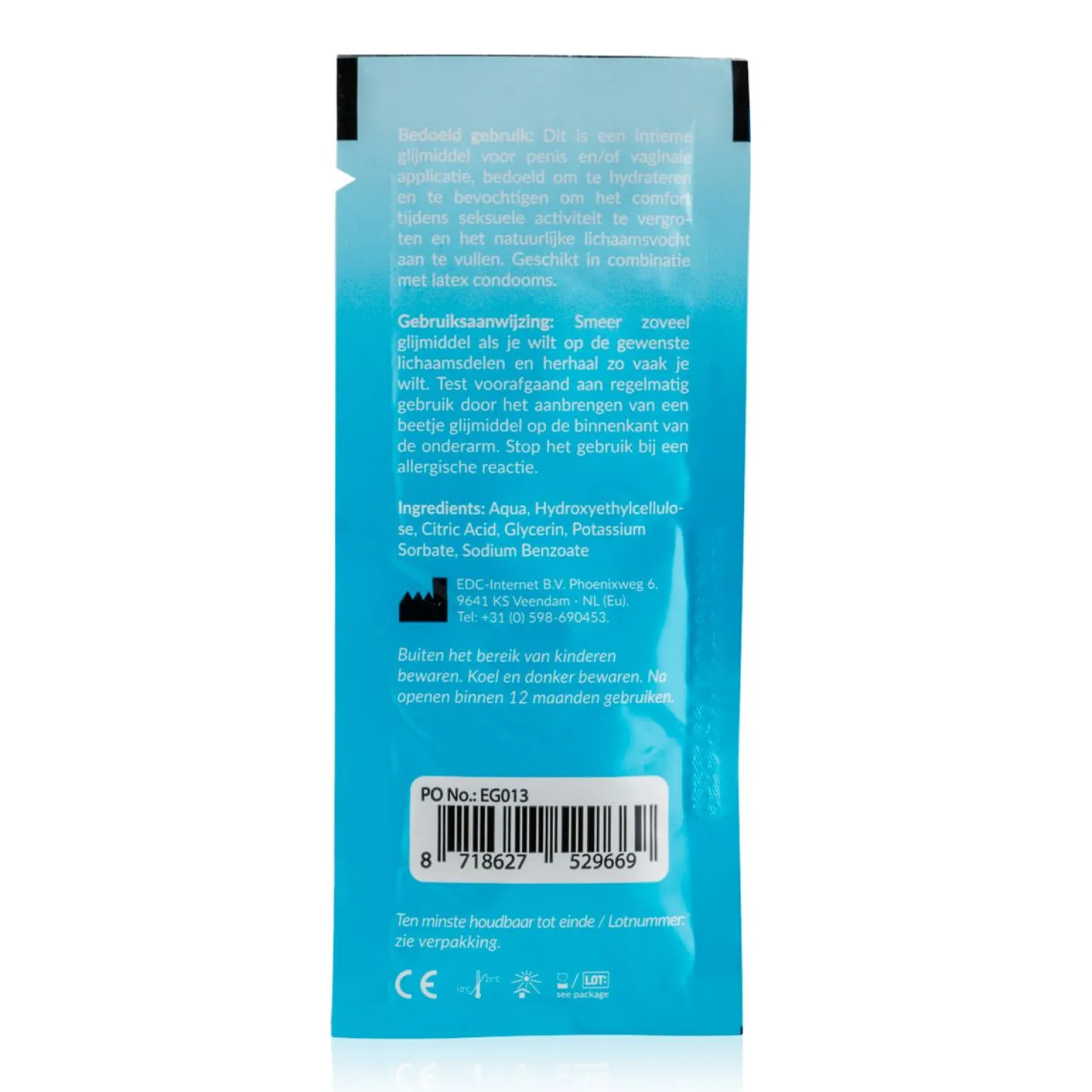 EasyGlide - Sachet de lubrifiant à base d'eau - 10 ml