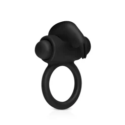 EasyToys - Cockring avec stimulateur clitoridien - Noir