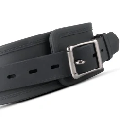 EasyToys - Collier, laisse et pinces à tétons en silicone - Noir