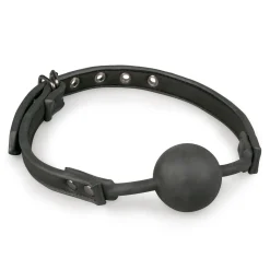 Easytoys Fetish - Bâillon avec balle en silicone - Noir