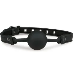 Easytoys Fetish - Bâillon avec balle en silicone - Noir