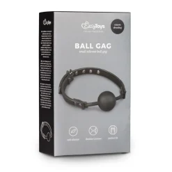 Easytoys Fetish - Bâillon avec balle en silicone - Noir