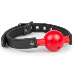 Easytoys Fetish - Bâillon à balle avec balle en PVC - Rouge