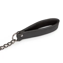 Easytoys Fetish - Collier fétichiste avec laisse - Noir