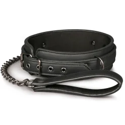 Easytoys Fetish - Collier fétichiste avec laisse - Noir