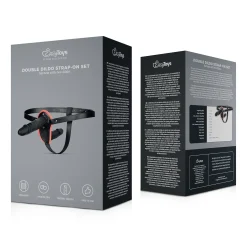 Easytoys Fetish - Ensemble Double Gode-Ceinture - Noir