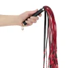 Easytoys Fetish - Flogger 64 cm - Rouge et Noir