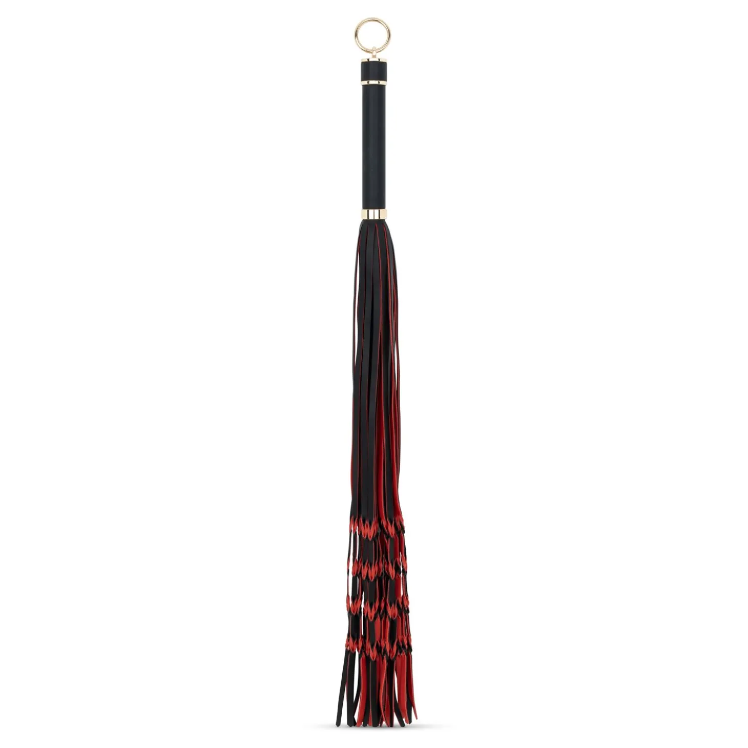 Easytoys Fetish - Flogger 64 cm - Rouge et Noir