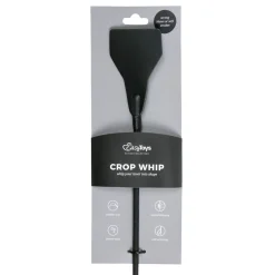 EasyToys - Fetish Fouet Long en Cuir - Noir