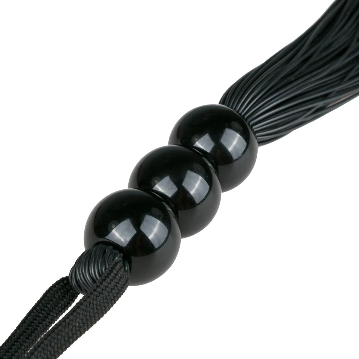Easytoys Fetish - Fouet noir en silicone