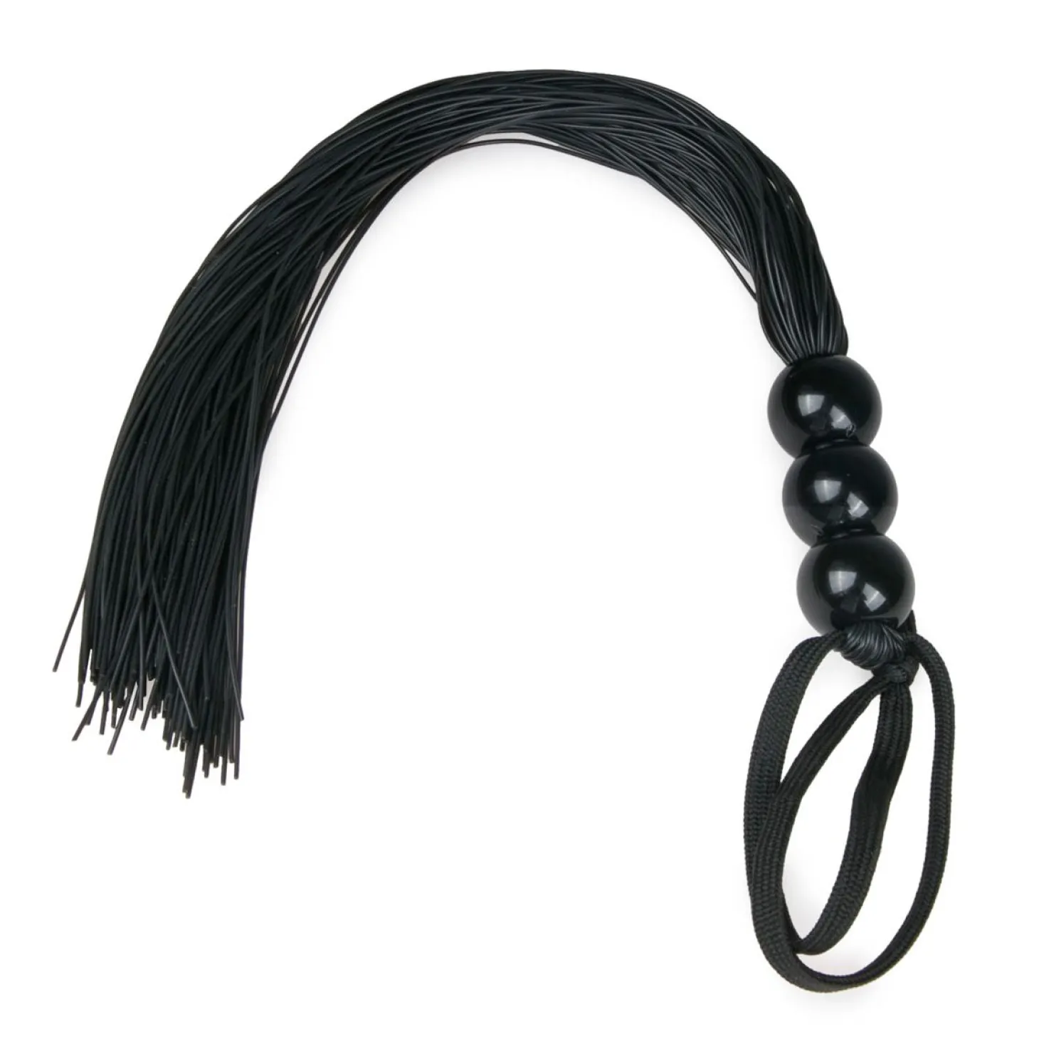 Easytoys Fetish - Fouet noir en silicone