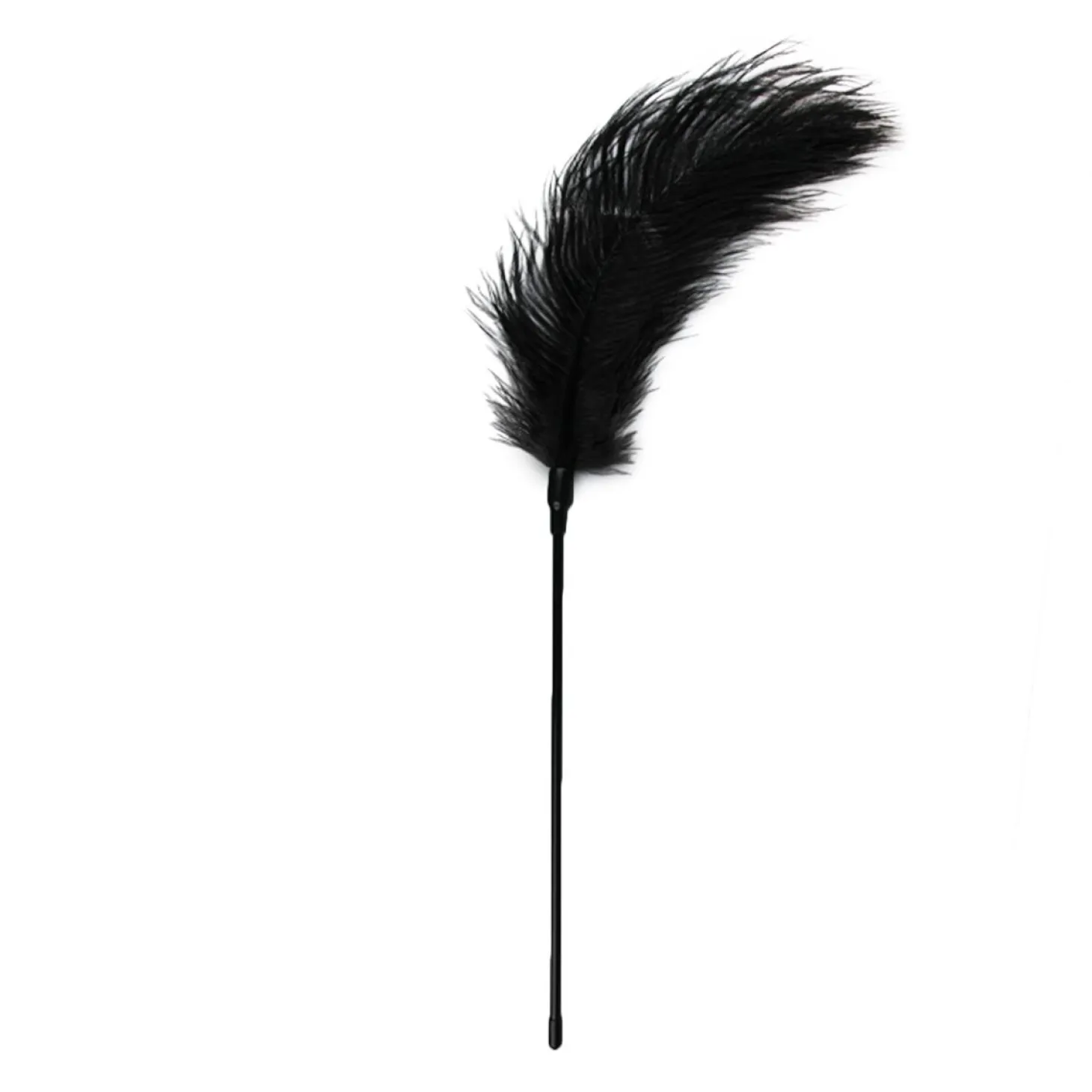 Easytoys Fetish - Fouet à plumes noir