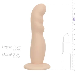 Easytoys Fetish - Gode ceinture avec harnais - Noir/Beige