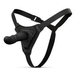 Easytoys Fetish - Gode ceinture harnais en silicone - Noir