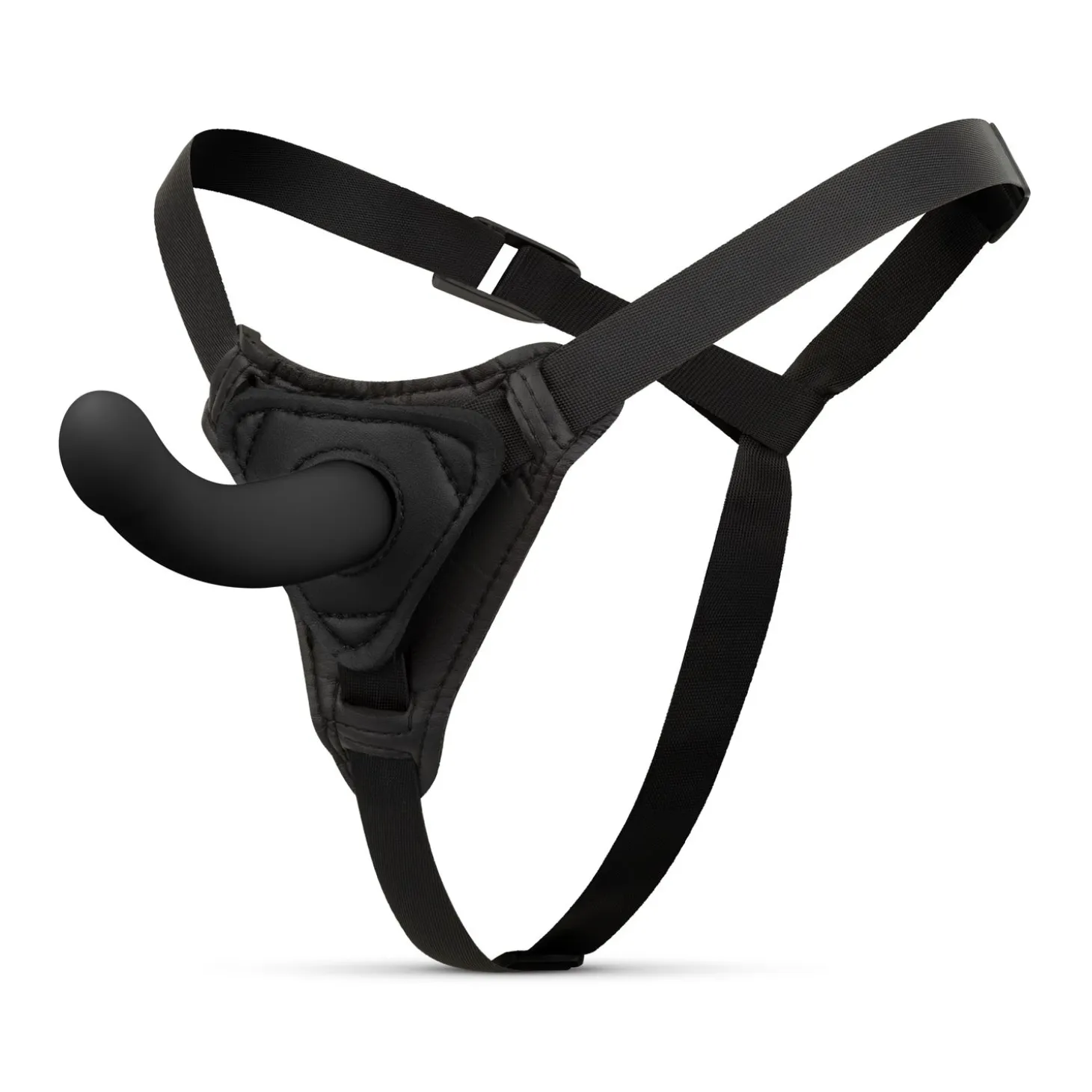 Easytoys Fetish - Gode ceinture lisse - Noir