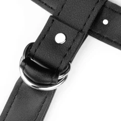 Easytoys Fetish - Godemichet Double-Face avec Harnais - Noir
