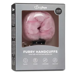 Easytoys Fetish - Menottes avec fourrure - Rose