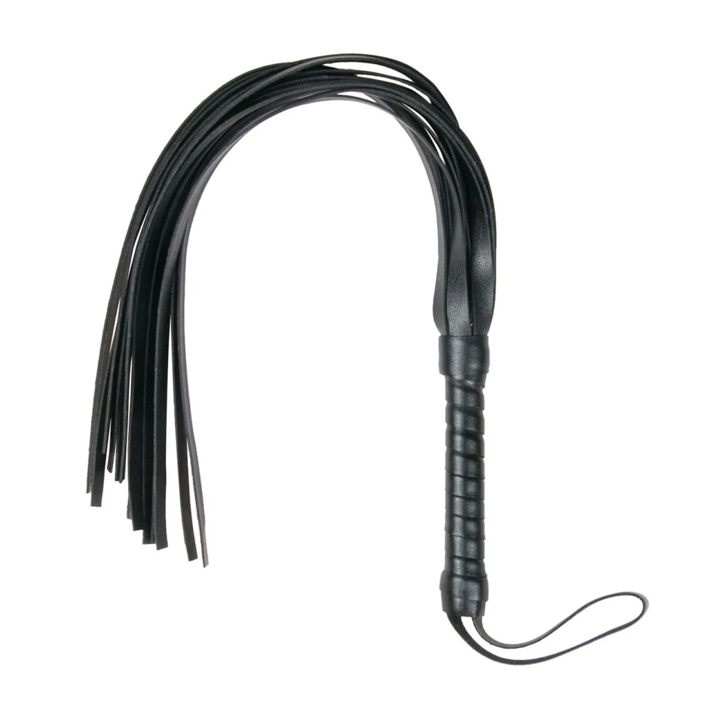 Easytoys Fetish - Petit martinet en cuir - Noir