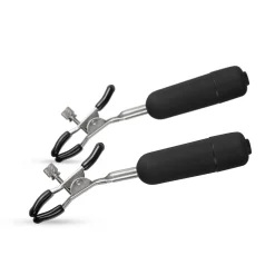 Easytoys Fetish - Pinces à tétons avec balles vibrantes