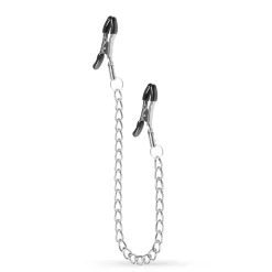 Easytoys Fetish - Pinces à tétons avec chaîne métallique - Métal