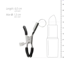 Easytoys Fetish - Pince à vis avec anneau de fixation