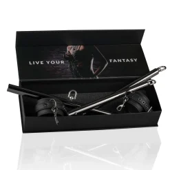 Easytoys Fetish - Set avec barre d'extension et menottes - Noir