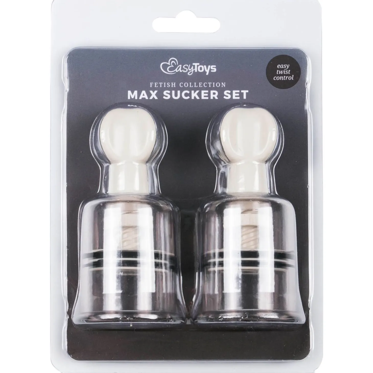 Easytoys Fetish - Tepelzuigers 2 Stuks - Medium