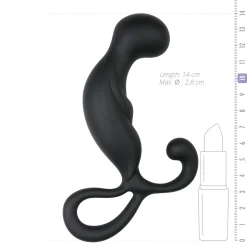 EasyToys - Gode de prostate courbé - Noir