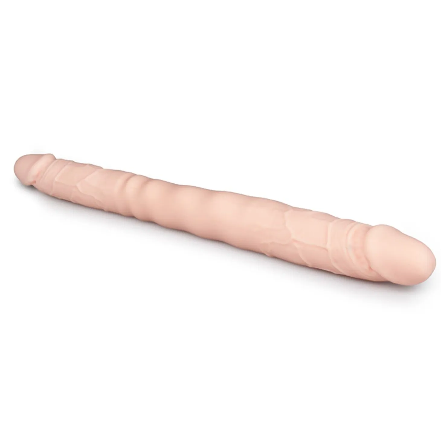 EasyToys - Gode réaliste à double extrémité - Beige