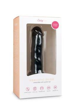 EasyToys - Gode très réaliste 15,5 cm - Noir