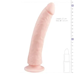 EasyToys - Gode à ventouse - Beige