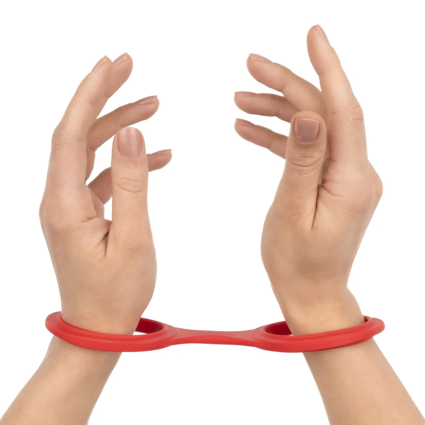 EasyToys - Menottes flexibles en silicone - Rouge