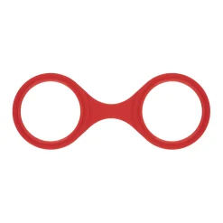 EasyToys - Menottes flexibles en silicone - Rouge